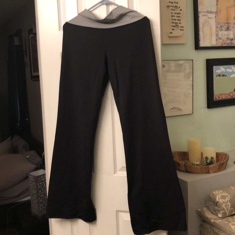 Size 12 black Lululemon flared leggings